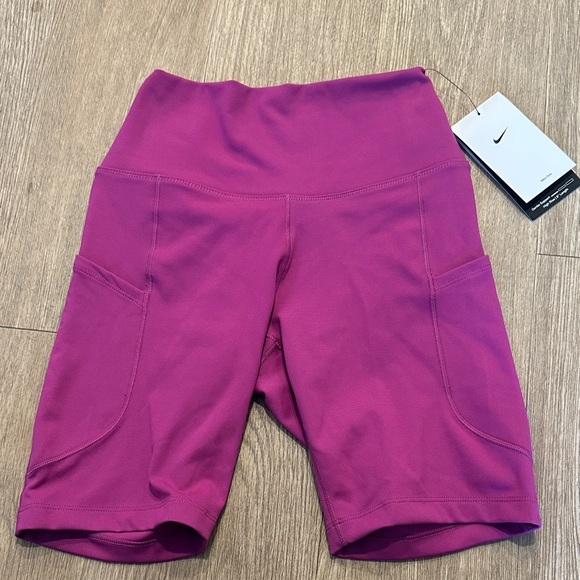Nike Pants - Nike Womens Dri Fit High Rise Biker Shorts Size Small New With Tags